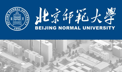 Blue Beijing Normal University logo